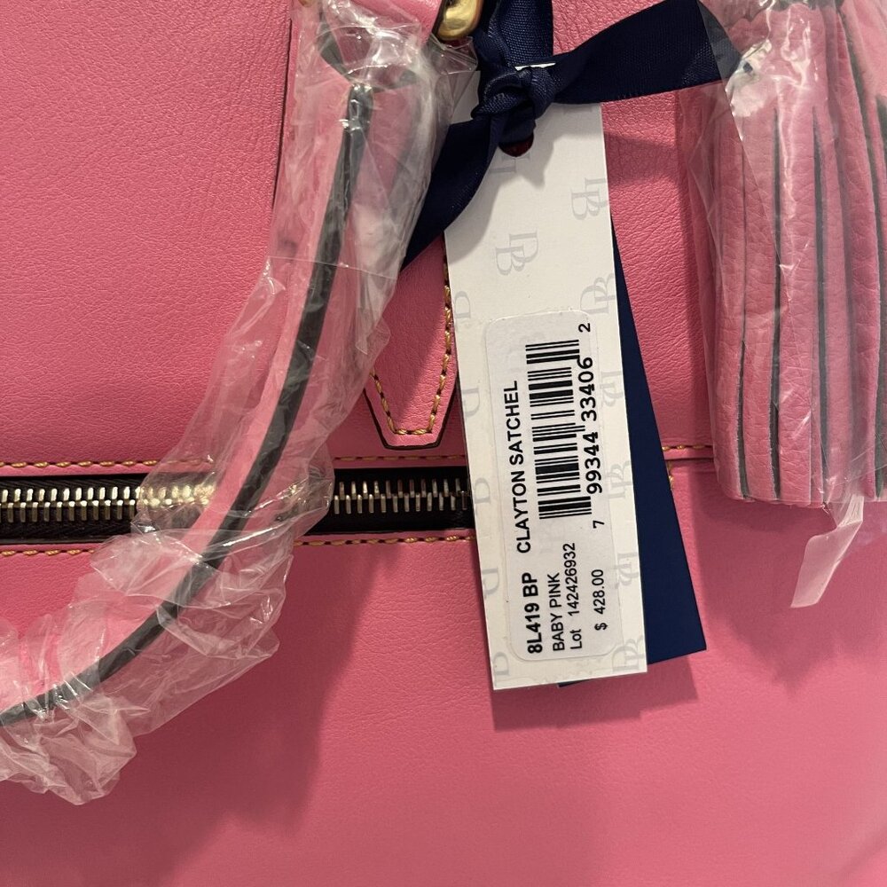 Dooney & Bourke Clayton Satchel Baby Pink - Picture 6 of 12